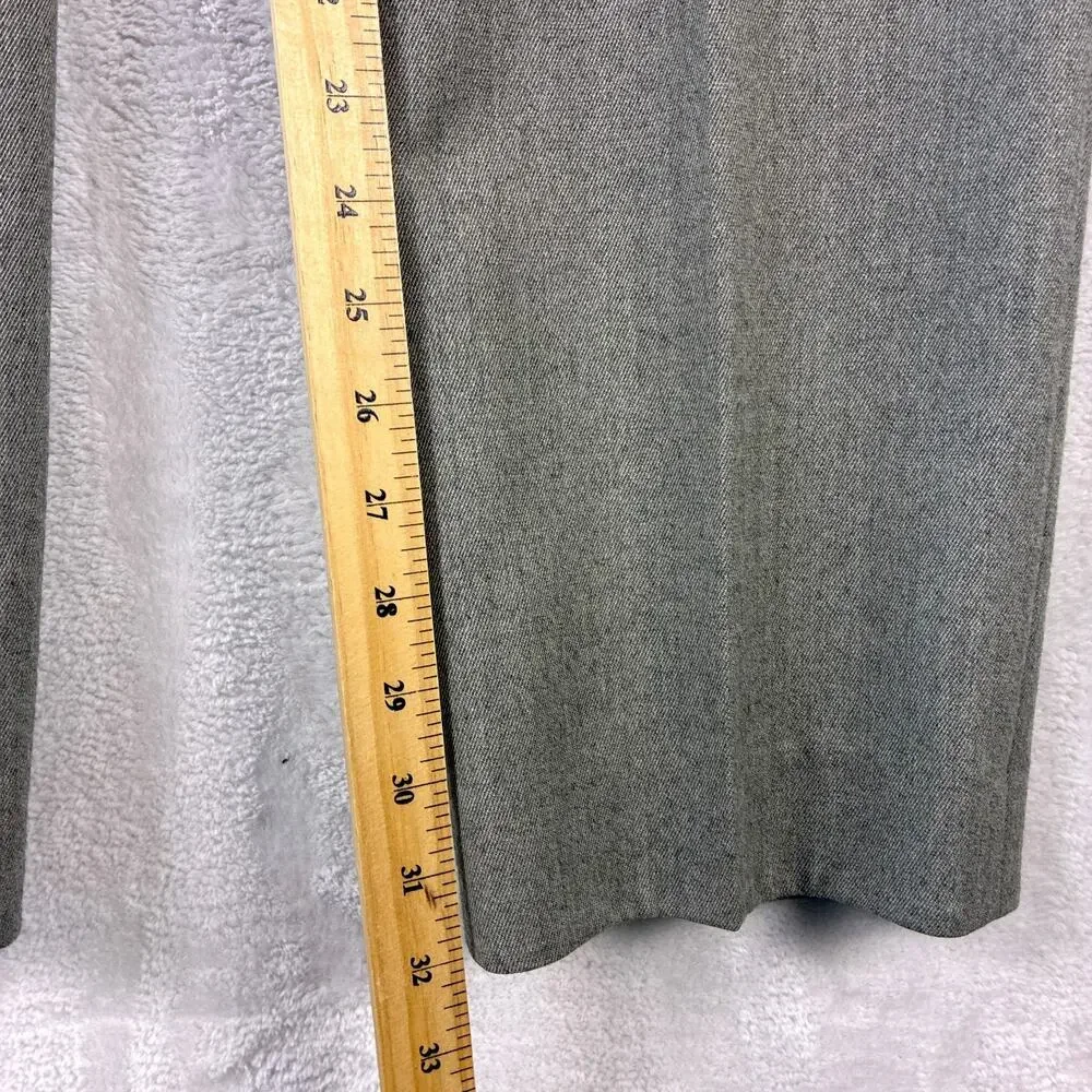 Ermenegildo Zegna Pants Mens 35 Gray Wool Trousers Luxury Preppy Old Money
